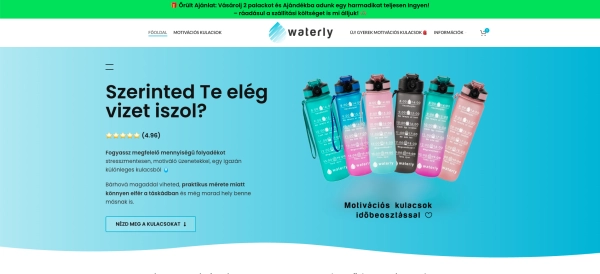 Automatizált webshop teljes rendszerrel eladó
